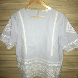 Anthropologie Light Blue Shirt (M)